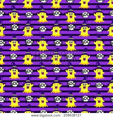 Abstract Seamless Pattern For Girls Or Boys. Creative Vector Background With Multicolored Slug, Like