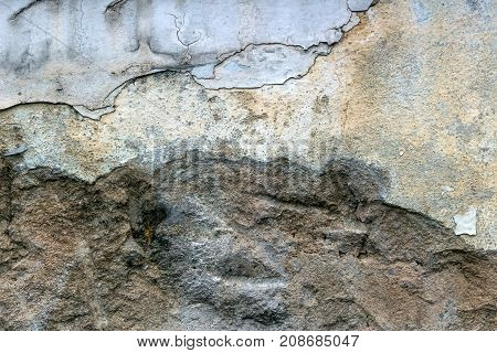 Vintage or grungy white background of natural cement or stone old texture as a retro pattern wall.