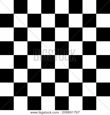 An image of a sixty-four chess board for playing chess checkers etc. vector