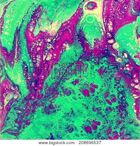 Liguid watercolor and ink abstract colored painting. Wet panted illustration, abstract background, pattern and wallpaper