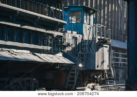Coke Furnace. Production Of Coke. Steel Works. The Heated Coal. Nlmk. Altai Coke