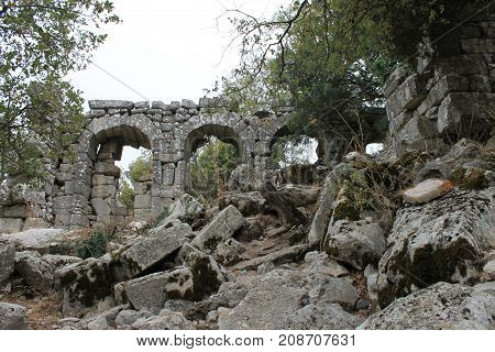 Termessos is an ancient city located in the southeast of the historical area of Pisidia