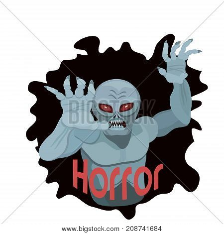 Zombie vampire for the horror and nightmares screams scares and attacks and drives away laughter and fun!