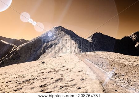 Mountain Panorama View From Volovec In Slovakia