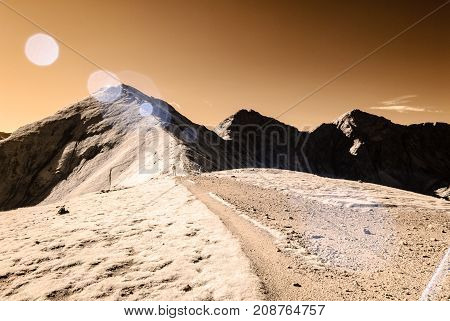 Mountain Panorama View From Volovec In Slovakia