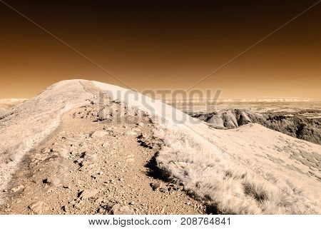 Mountain Panorama View From Volovec In Slovakia