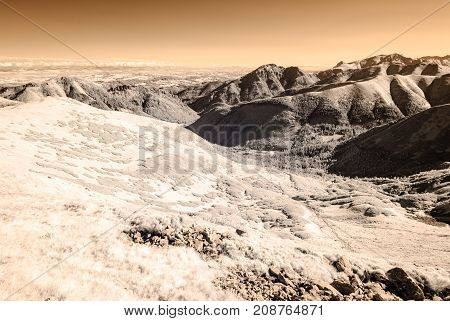 Mountain Panorama View From Volovec In Slovakia