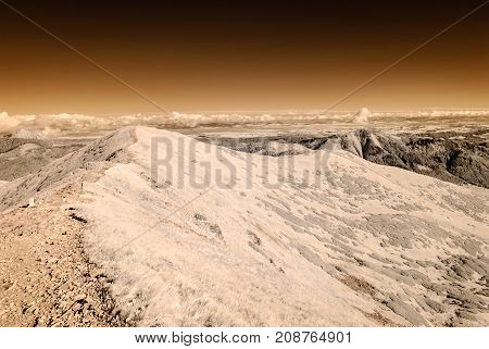 Mountain Panorama View From Volovec In Slovakia