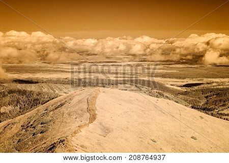 Mountain Panorama View From Volovec In Slovakia