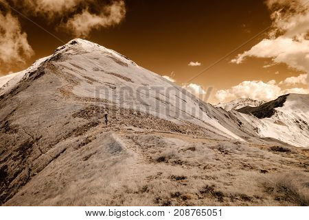 Mountain Panorama View From Volovec In Slovakia
