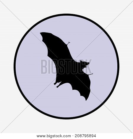 Bat Icon Illustration