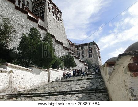 Potala Palace In Lhasa, Tibet Region