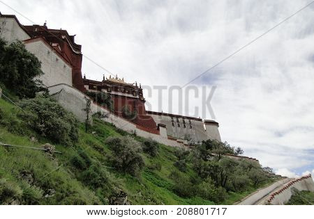 Potala Palace In Lhasa, Tibet Region