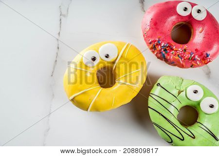 Monsters Donuts For Halloween