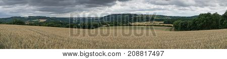 Landscape of Eifel area close to Bitburg, Germany, Europe