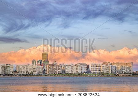 Montevideo Skyline Scene