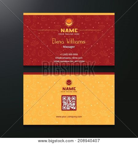 Vector Multipurpose Business Card Both Side Template