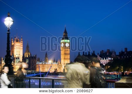 Big Ben i skymningen