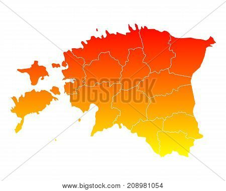 Map Of Estonia