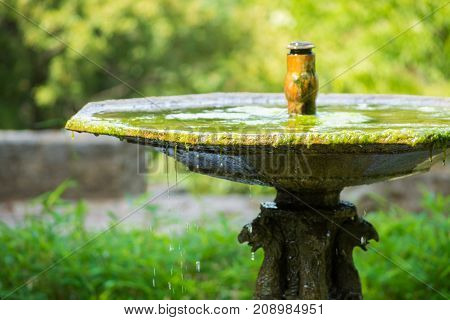 Old fontein in Provence with fresh cold water France