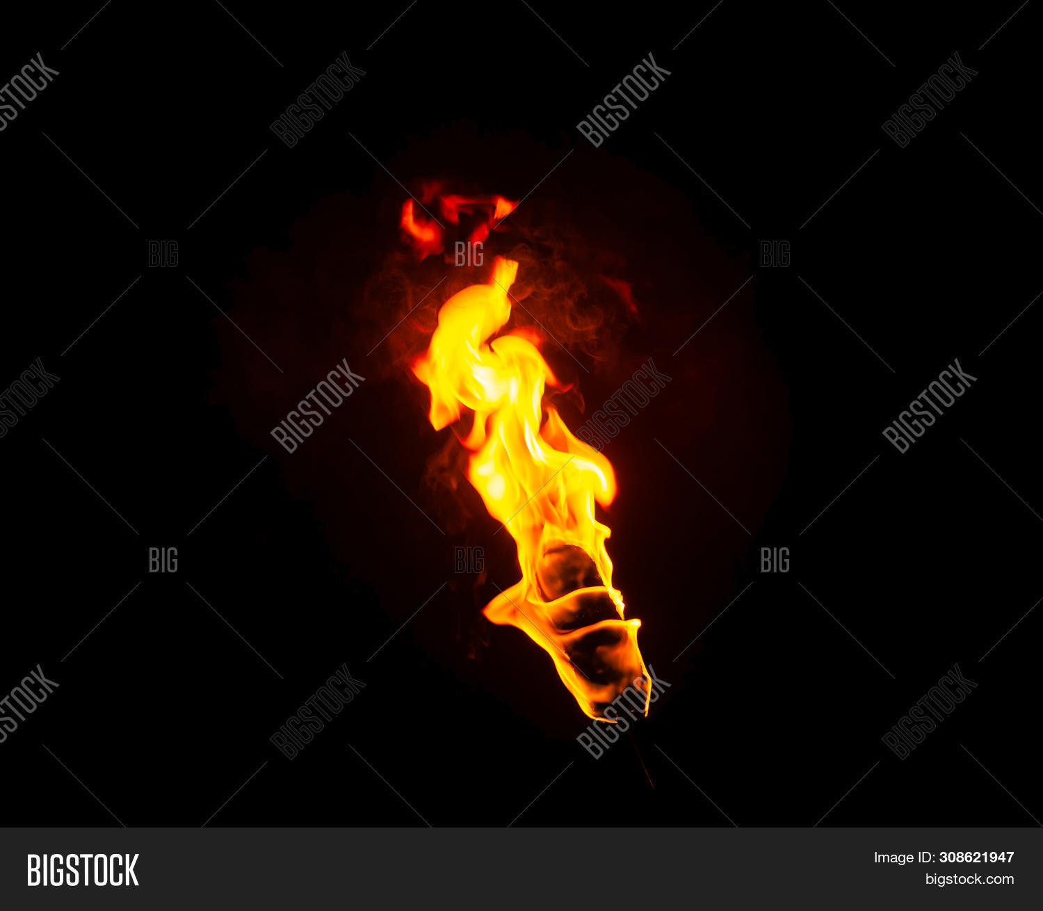 Flame Torch Dark On Image & Photo (Free Trial) Bigstock