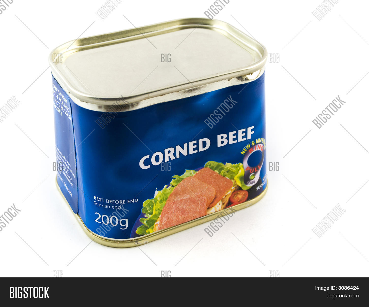 Corned Beef Tin Can On Image & Photo (Free Trial) Bigstock
