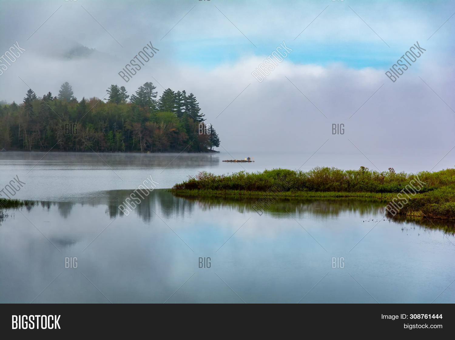 Fog On Lake Pleasant Image & Photo (Free Trial) Bigstock