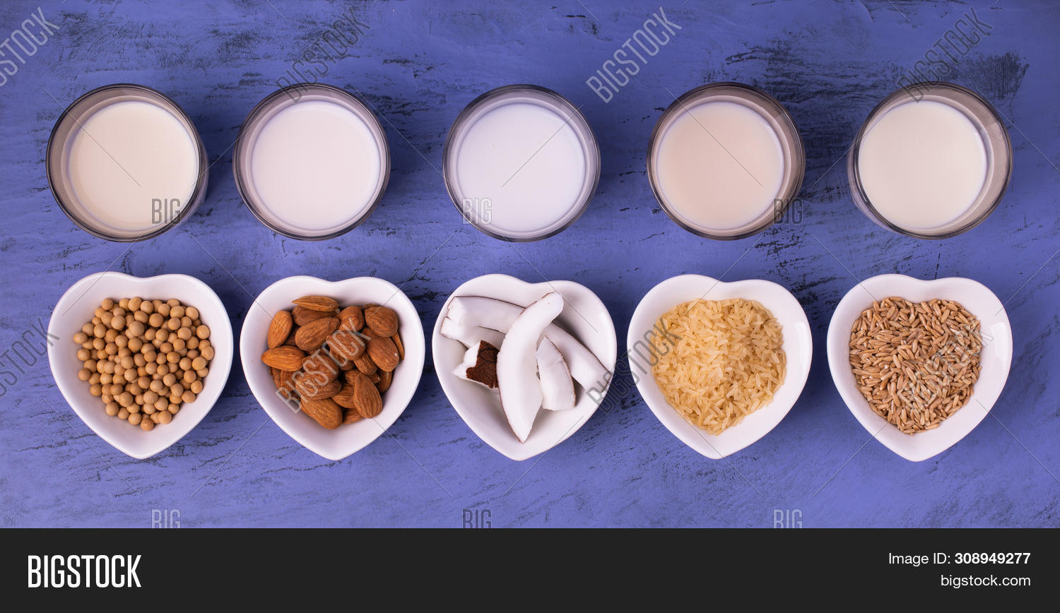 Types Vegetable Milk, Image & Photo (Free Trial) Bigstock