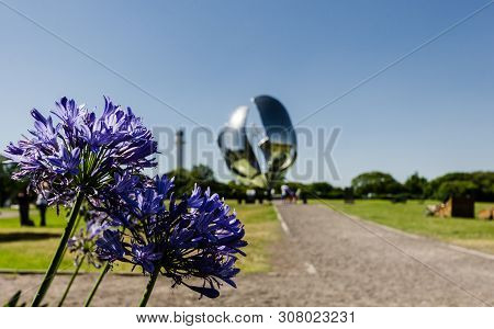 Buenos Aires, Argentina - December 10, 2016: Floralis Generica Monument
