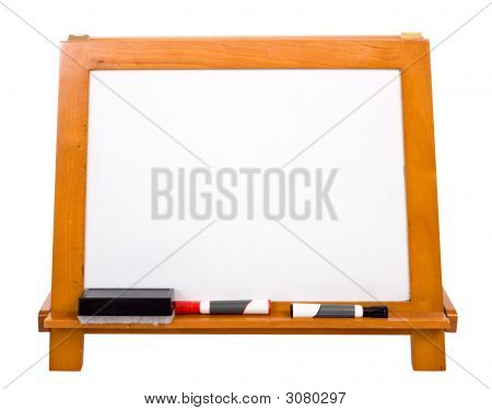 Pusta tablica do pisania na biały