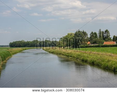 summer in a small village in the netherlands