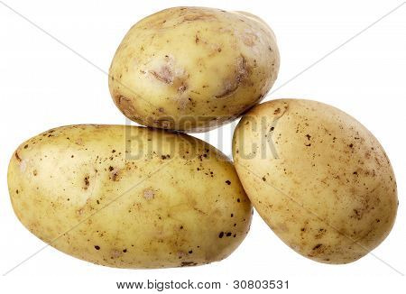 Un grupo de tres papas