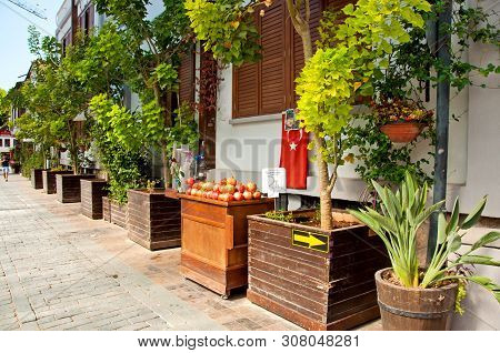 Antalya, Turkey - September 22, 2018: Street Of Old Town Kaleici In Antalya, Turkey