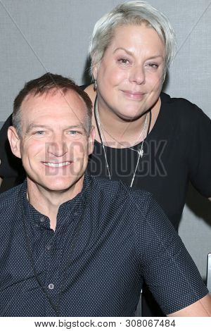 LOS ANGELES - JUN 22:  David Gregory, Eva Basler at the Bold and the Beautiful Fan Club Luncheon at the Marriott Burbank Convention Center on June 22, 2019 in Burbank, CA