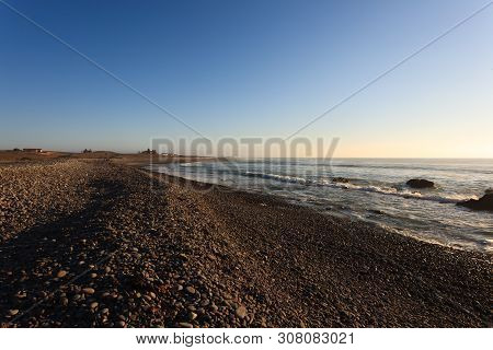 Beach Of Terrace Bay,skeleton Coast, Namibia Landscape