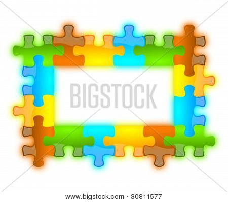 색상, 광택, 화려하 고 요란한 퍼즐 프레임 6 X 4