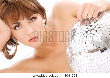 Ritratto di signora glitterball