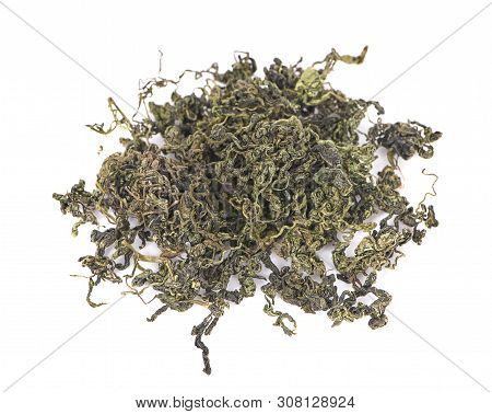 Jiaogulan, Miracle Grass, Chinese Herb Tea An Isolated On White