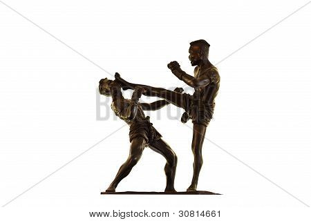 Modello di Thai boxe (Muay Thai)