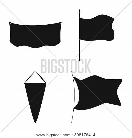 Vector Design Of Material And Media Icon. Collection Of Material And Textile Vector Icon For Stock.