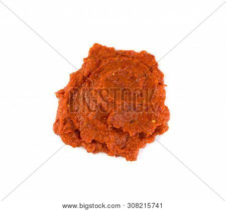 Ajvar Or Pindjur Orange Vegetable Spread Made From Bell Peppers