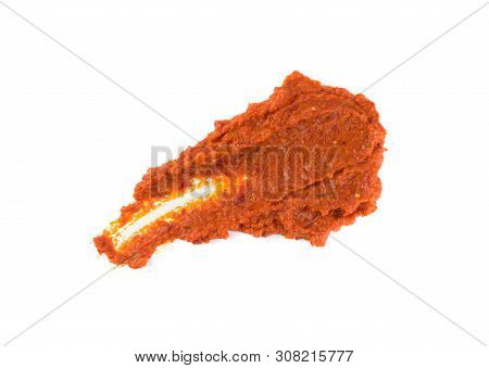 Ajvar Or Pindjur Orange Vegetable Spread Made From Bell Peppers