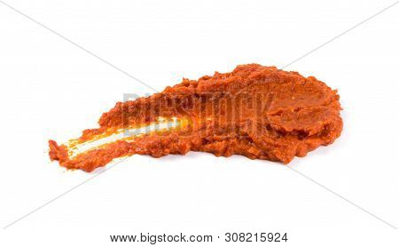 Ajvar Or Pindjur Orange Vegetable Spread Made From Bell Peppers