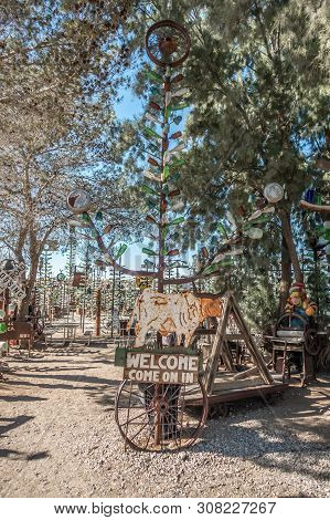 Bottle Tree Ranch On Route 66 In California