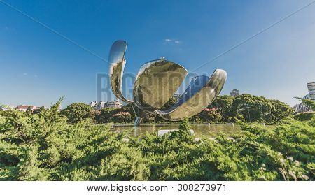 Buenos Aires, Argentina - March 17, 2016: Floralis Generica Monument