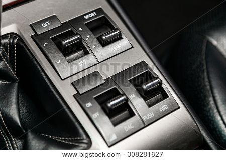 Novosibirsk, Russia - June 22, 2019:  Lexus Gx 460, Close Up 2wd, Auto, Lock, Off Road, Sport And Da