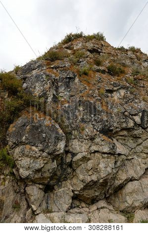Mountain Landscape In The Vicinity Of The Village Generalka Altai Region Of Western Siberia