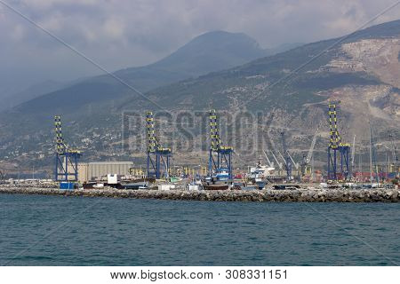 Container Harbor In Iskenderun, Hatay - Turkey. 06/17/2019