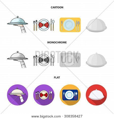 Vector Illustration Of Passport And Travel Sign. Set Of Passport And Paper Vector Icon For Stock.