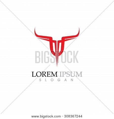 Cow Logo Template Vector Icon
